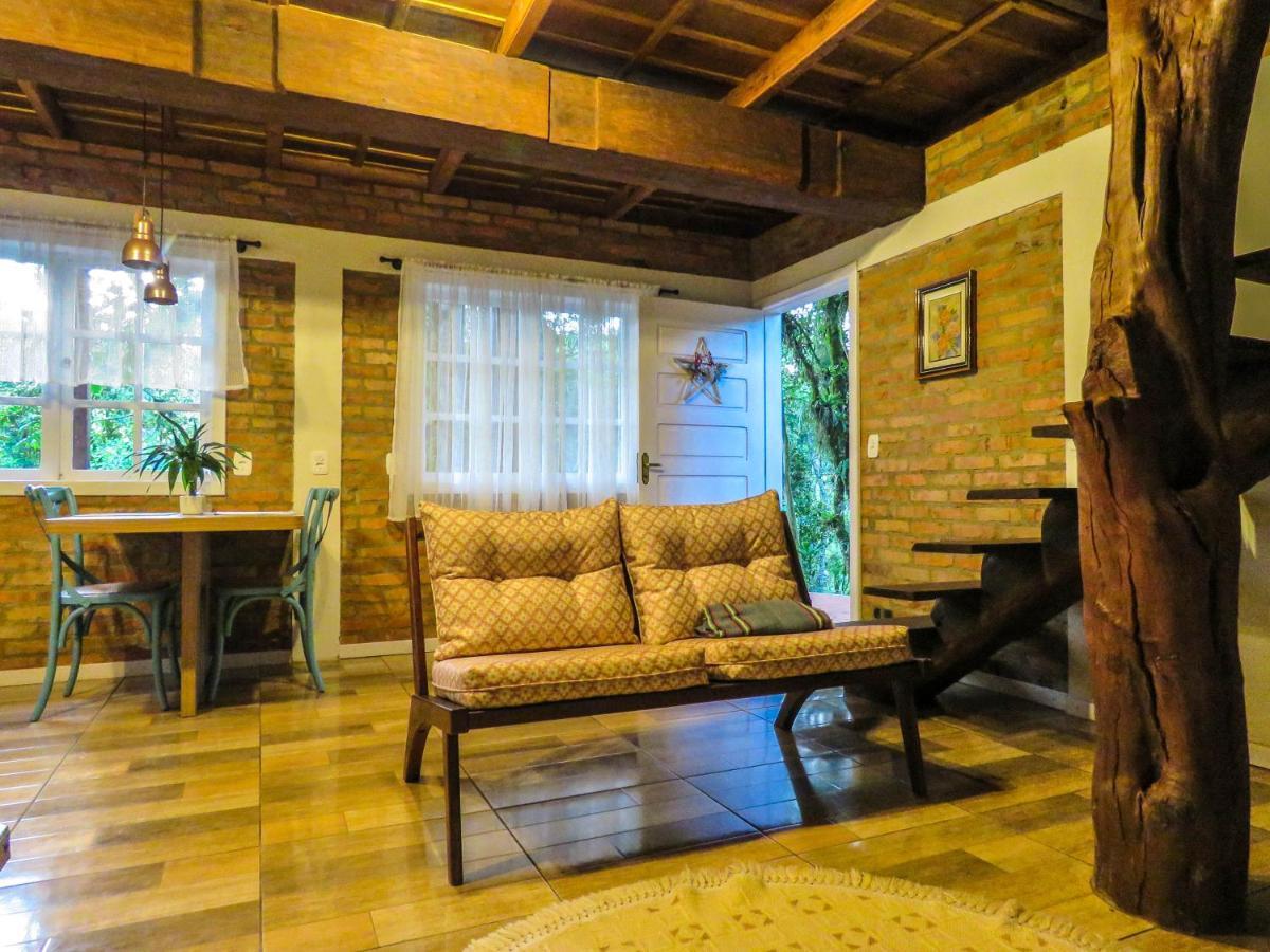 Rancho Do Lucas - Cabana E Chale Sao Bento do Sul Bagian luar foto