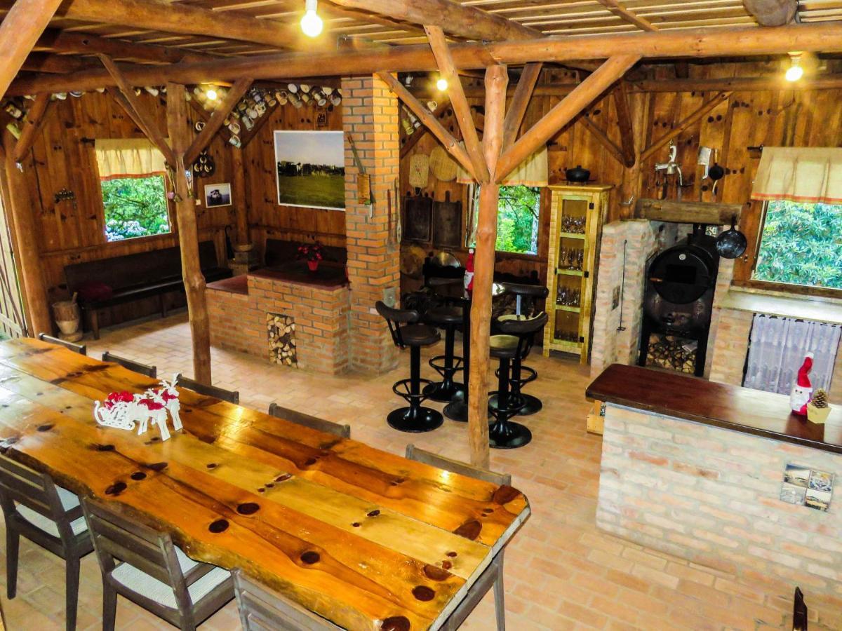 Rancho Do Lucas - Cabana E Chale Sao Bento do Sul Bagian luar foto