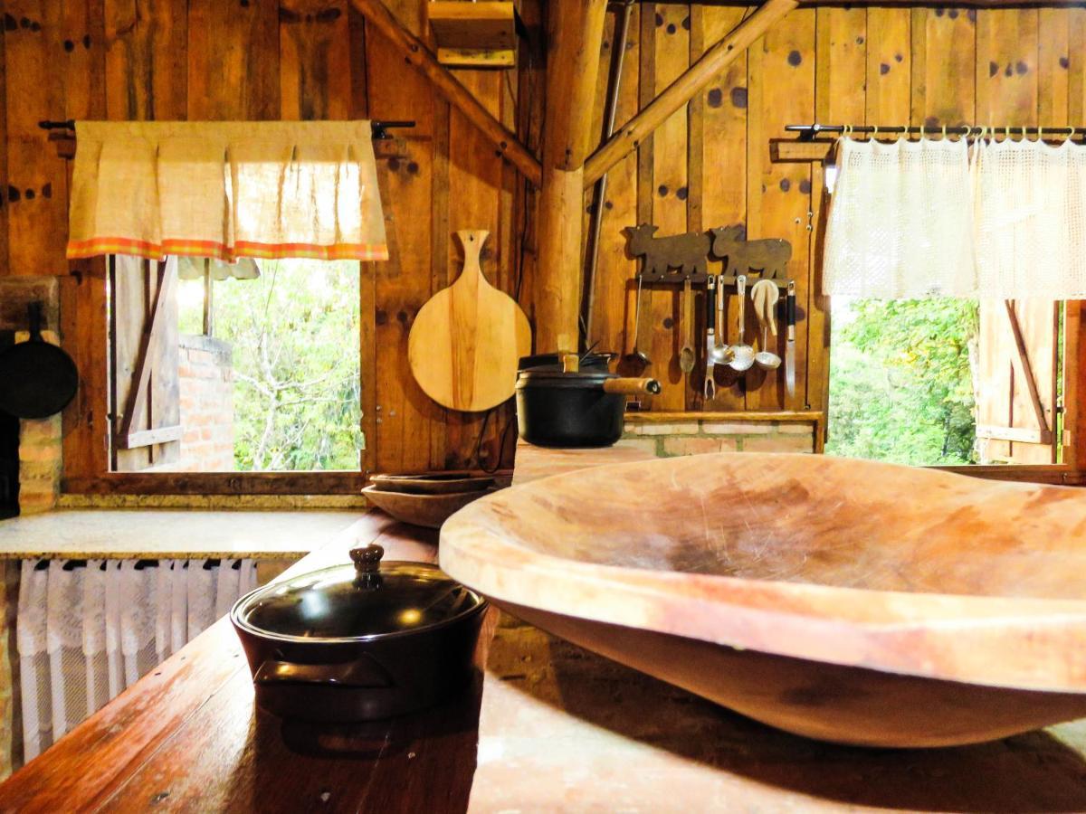 Rancho Do Lucas - Cabana E Chale Sao Bento do Sul Bagian luar foto
