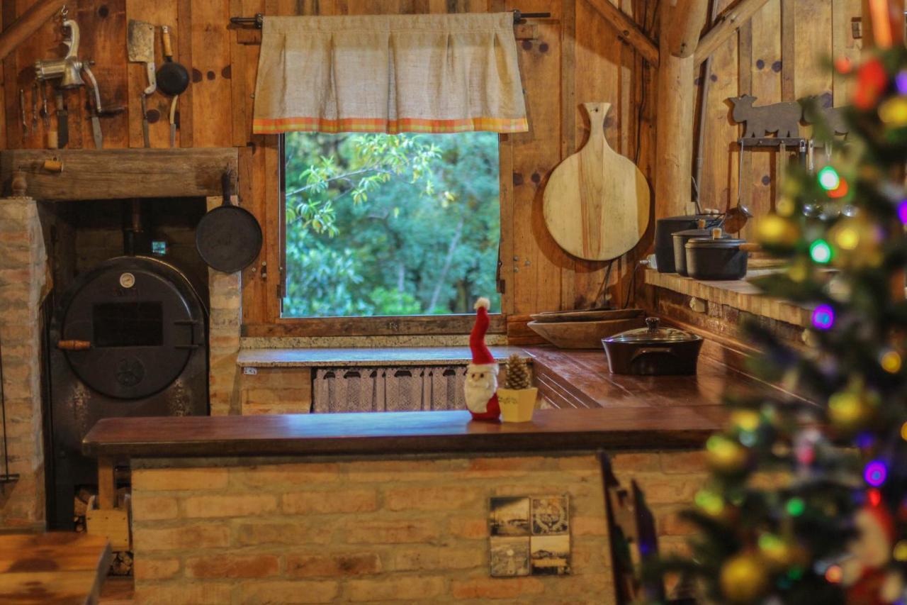 Rancho Do Lucas - Cabana E Chale Sao Bento do Sul Bagian luar foto
