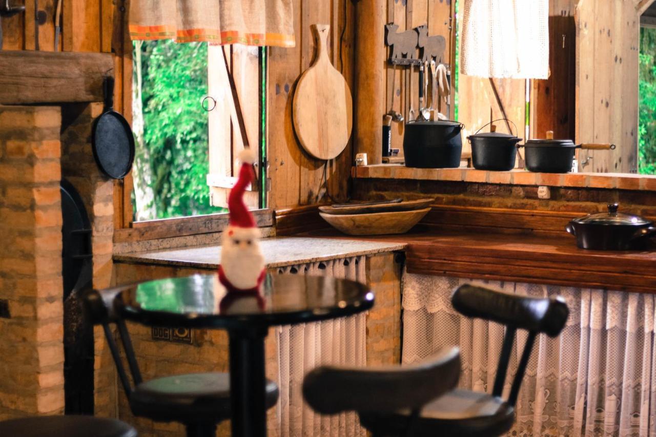 Rancho Do Lucas - Cabana E Chale Sao Bento do Sul Bagian luar foto
